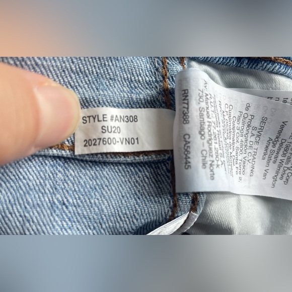 Madewell Women Blue High Rise Skinny Jeans Size 26 - Picture 10 of 10